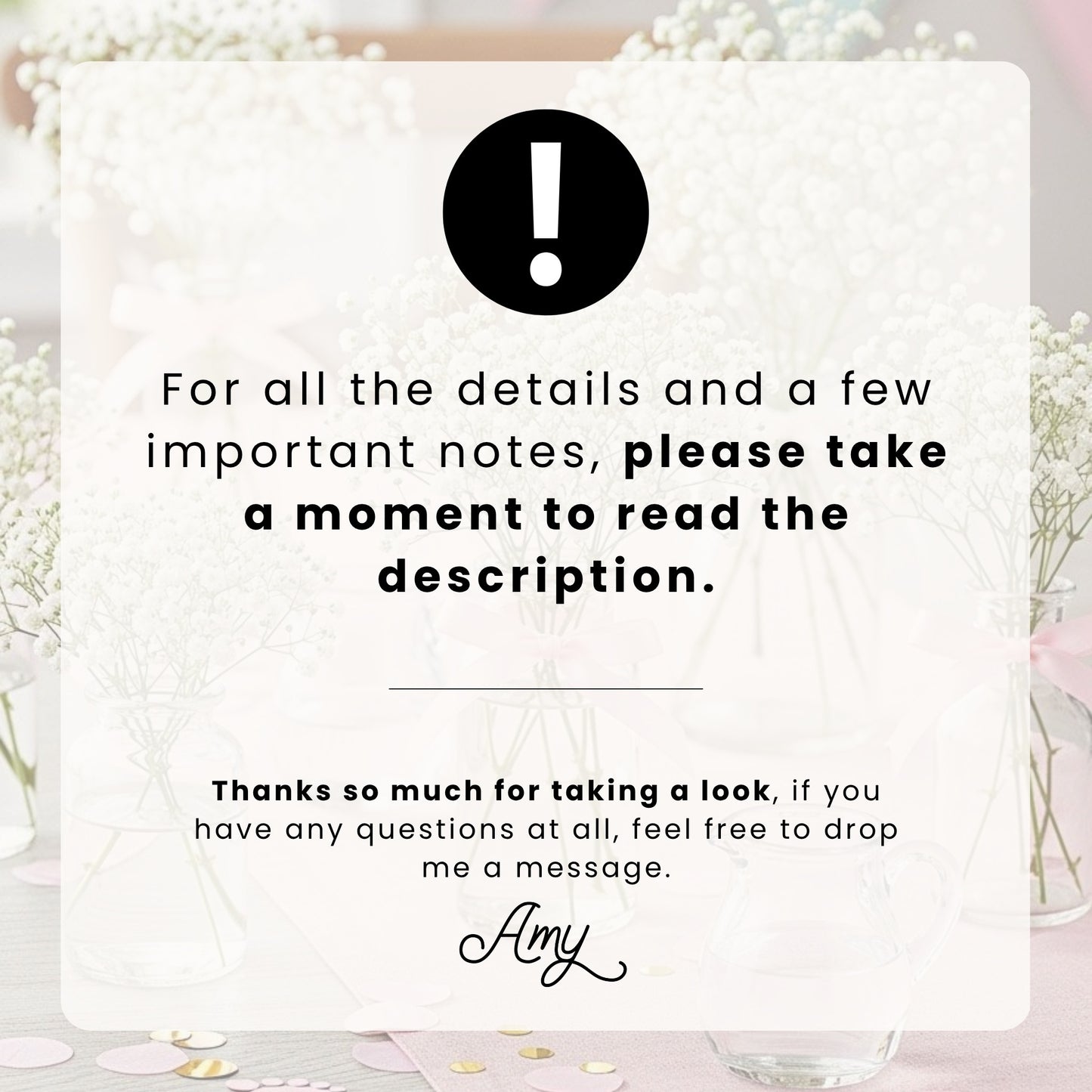 Floral Baby Shower Digital Invitation