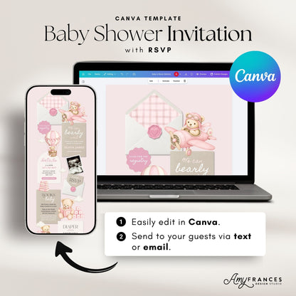 Baby Shower Digital Invitation