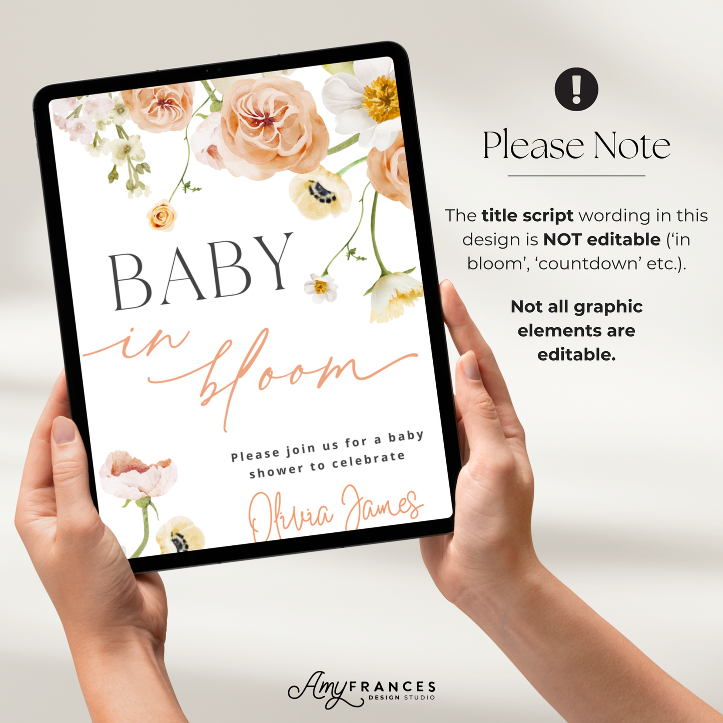 Baby Shower Digital Invitation
