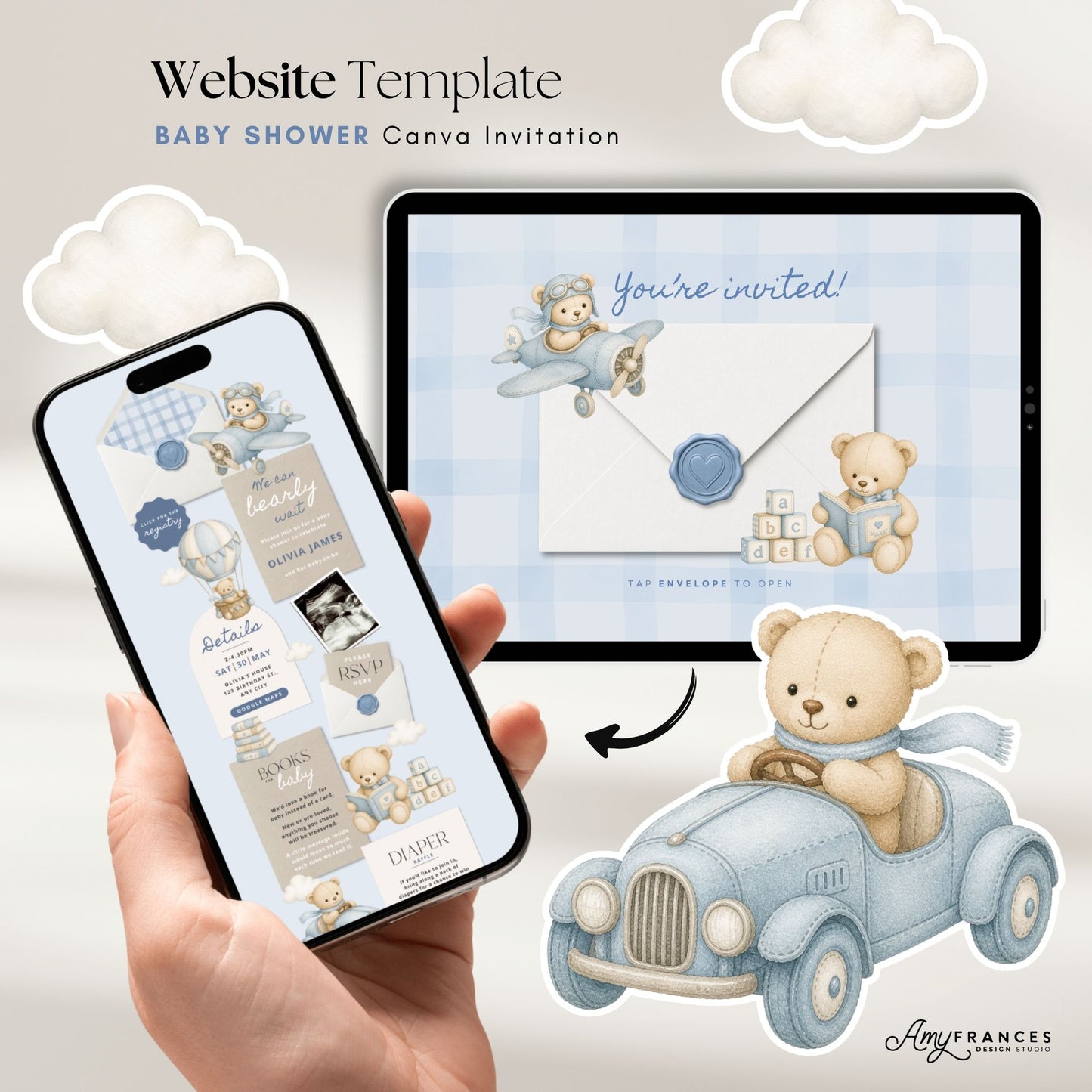 Baby Shower Digital Invitation