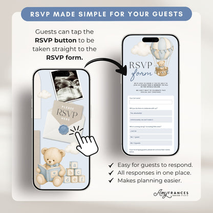 Baby Shower Digital Invitation