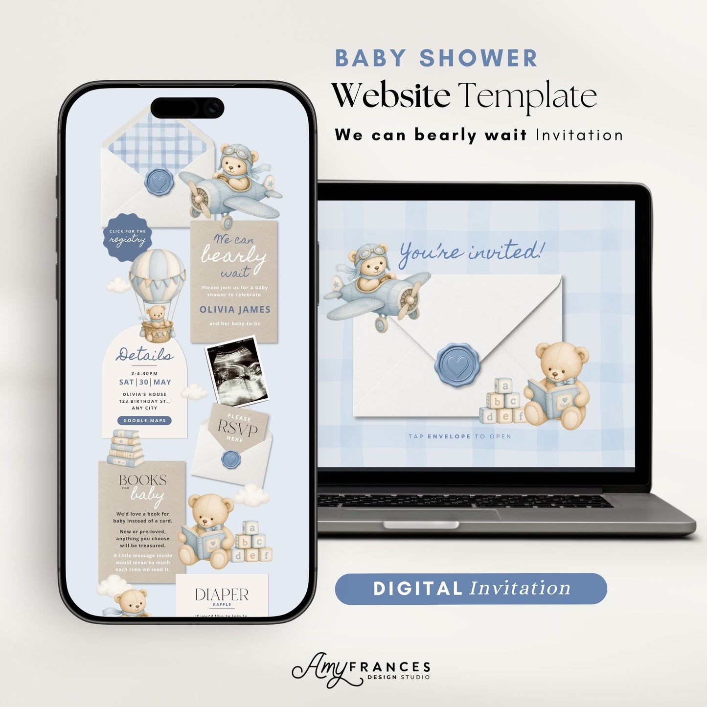 Baby Shower Digital Invitation