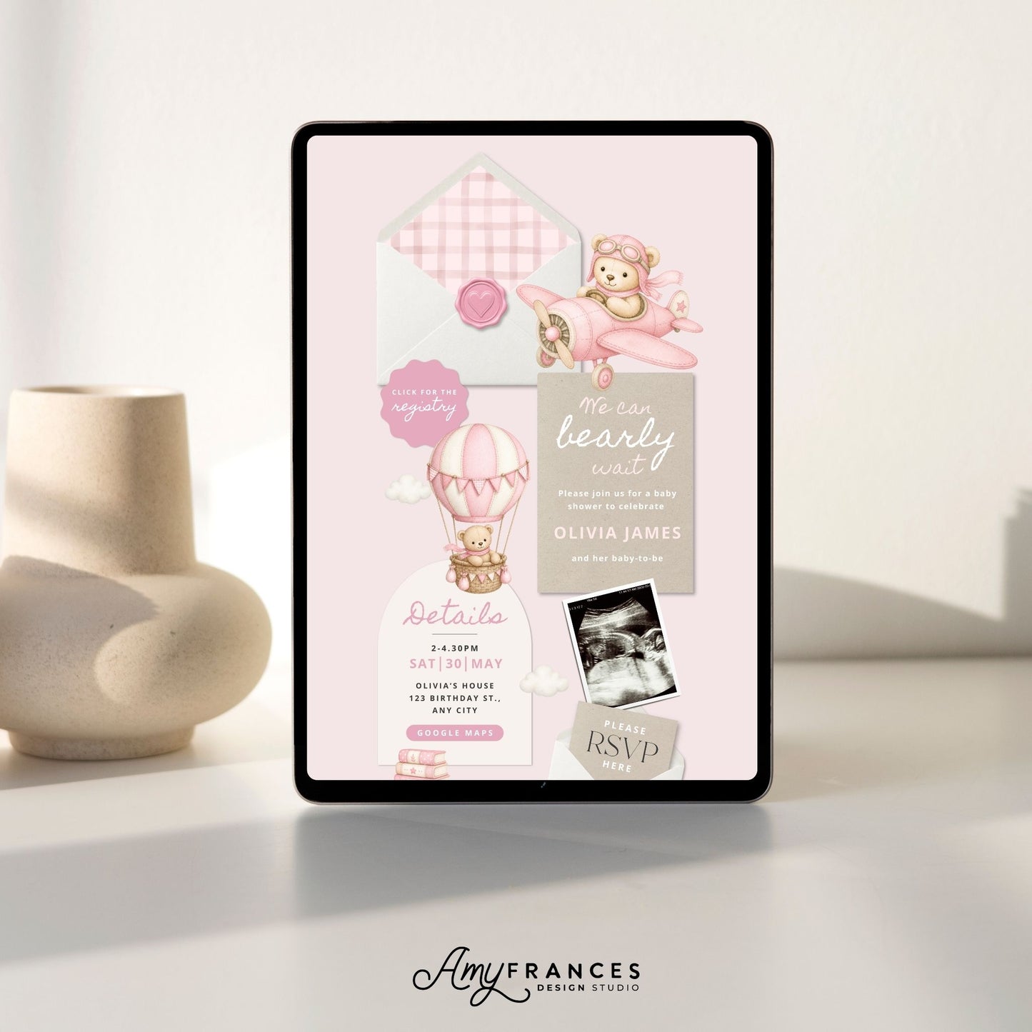 Baby Shower Digital Invitation