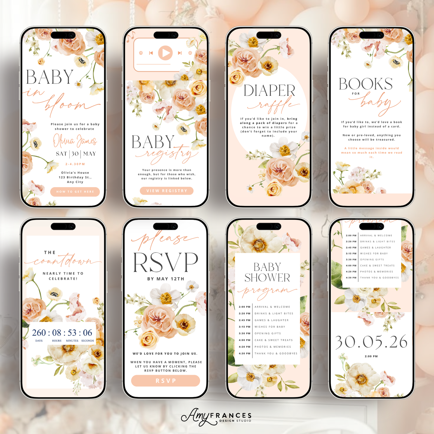 Baby Shower Digital Invitation