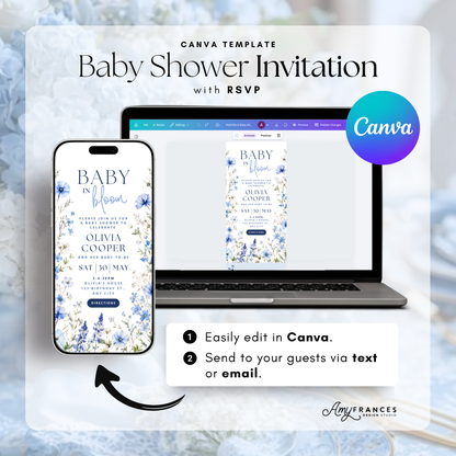 Baby Shower Digital Invitation