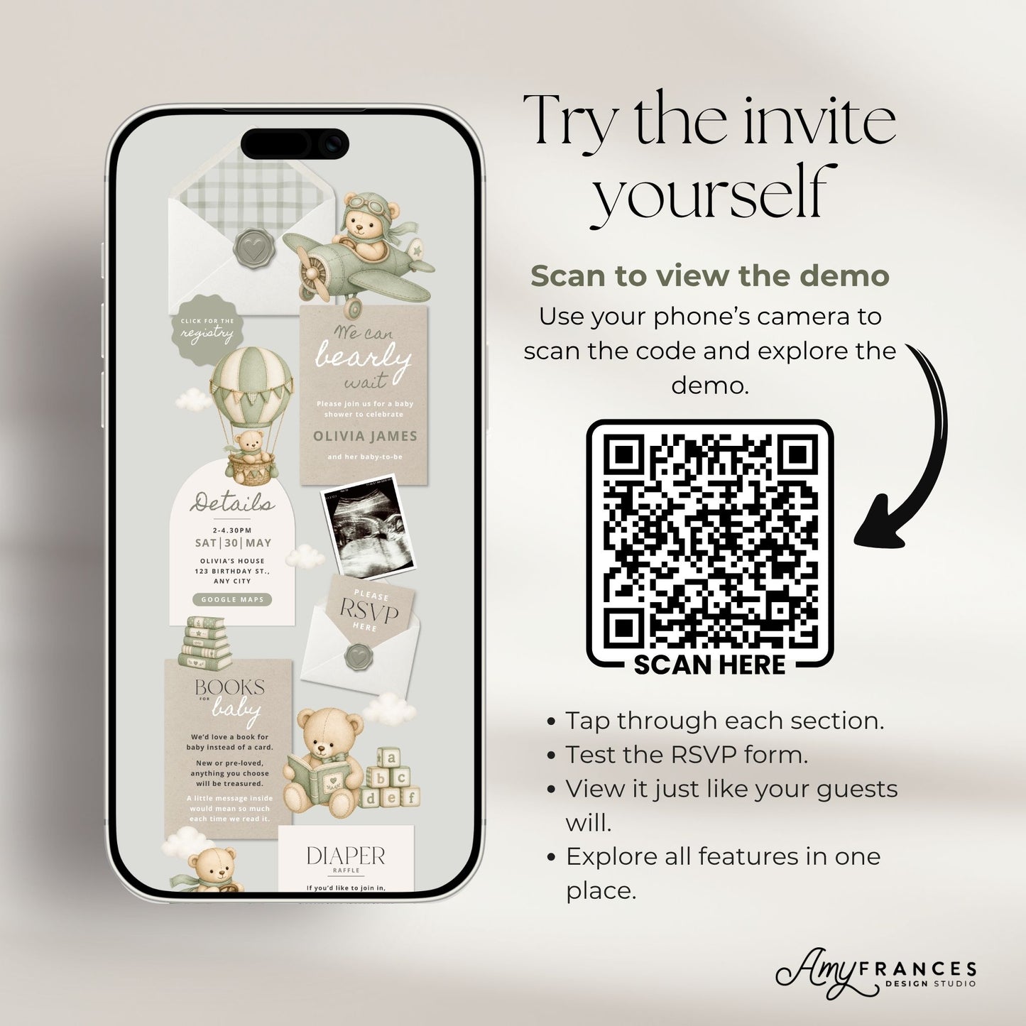 Baby Shower Digital Invitation