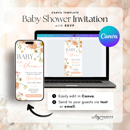 Baby Shower Digital Invitation