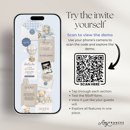 Baby Shower Digital Invitation