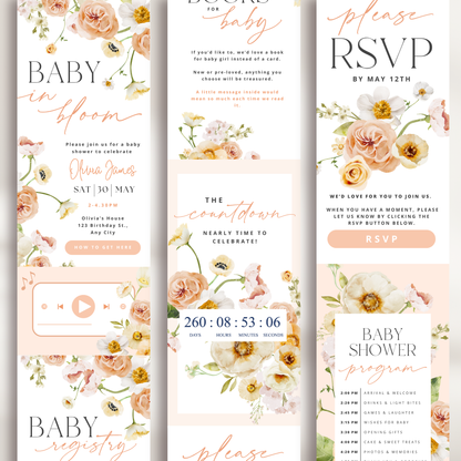 Baby Shower Digital Invitation