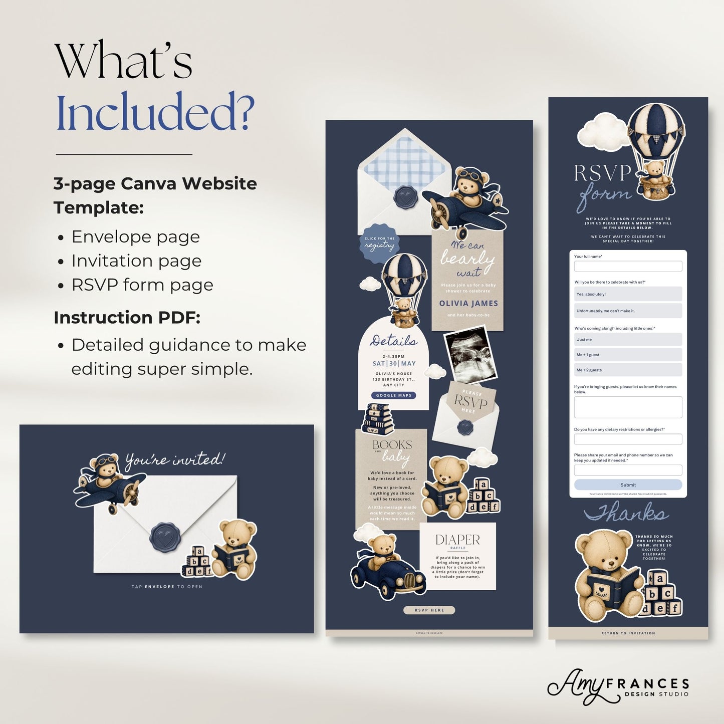 Baby Shower Digital Invitation