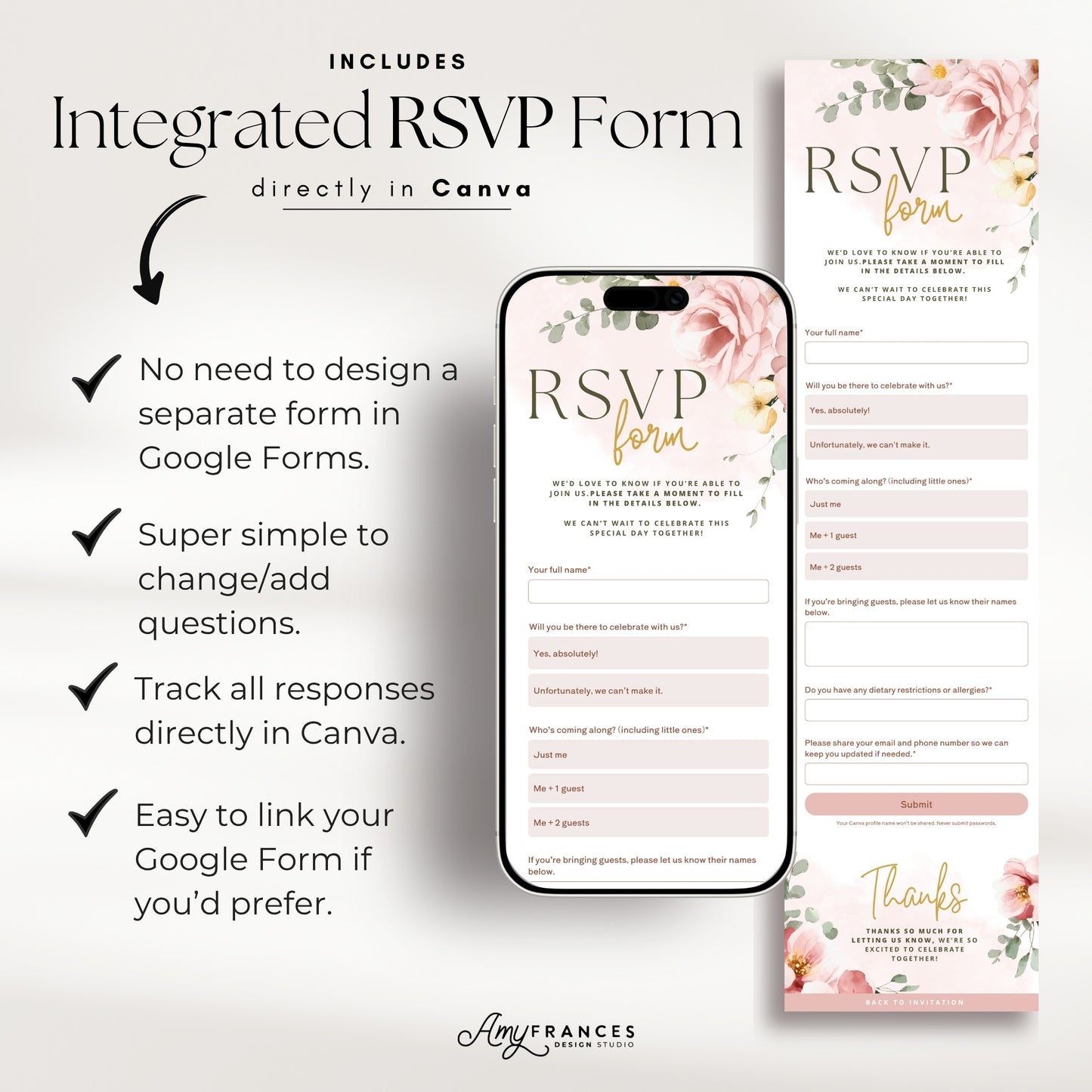 Floral Baby Shower Digital Invitation