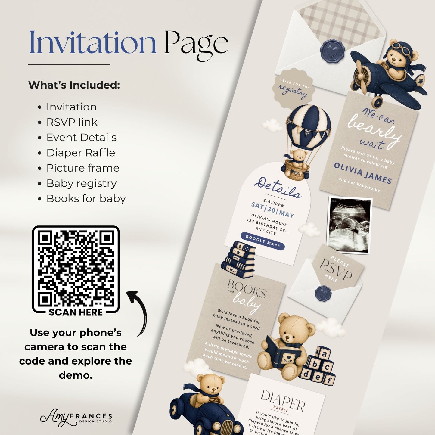 Baby Shower Digital Invitation