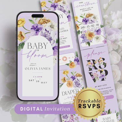 Baby Shower Digital Invitation